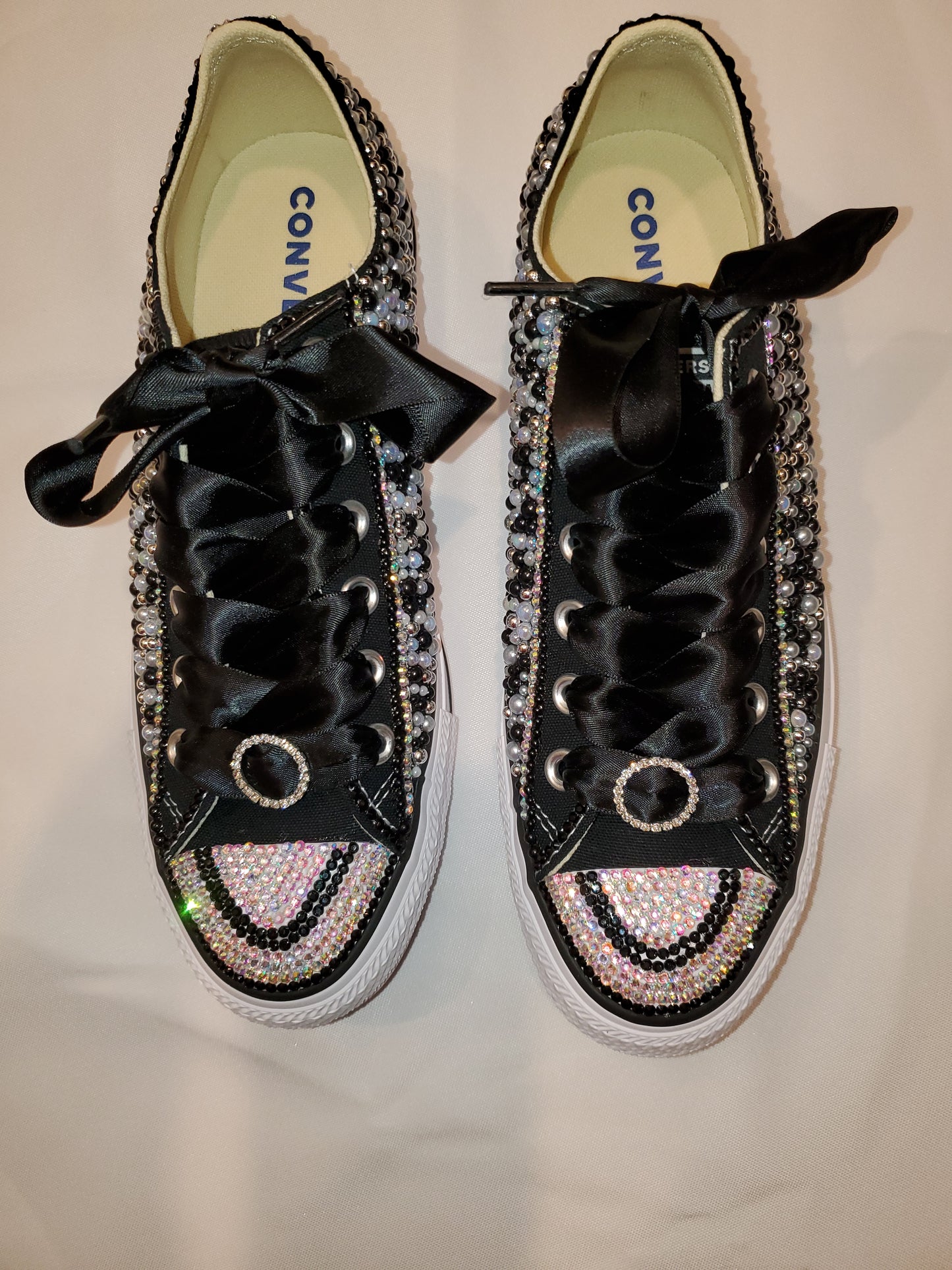 Custom blinged tennis shoes