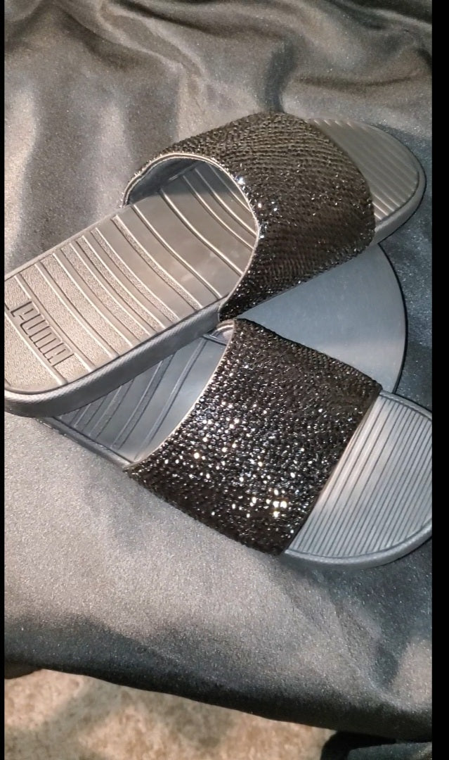 Custom blinged shoes