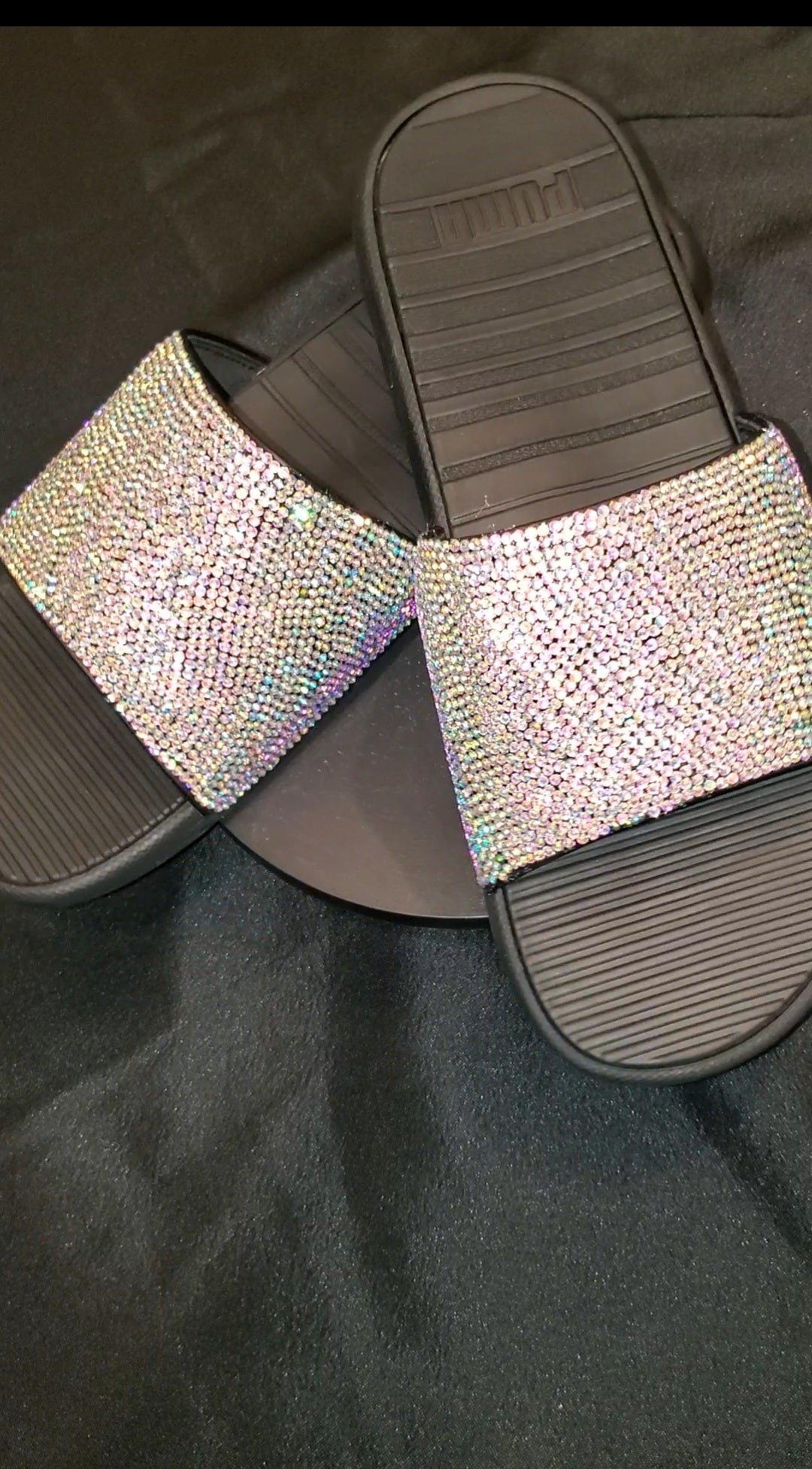 Custom blinged shoes